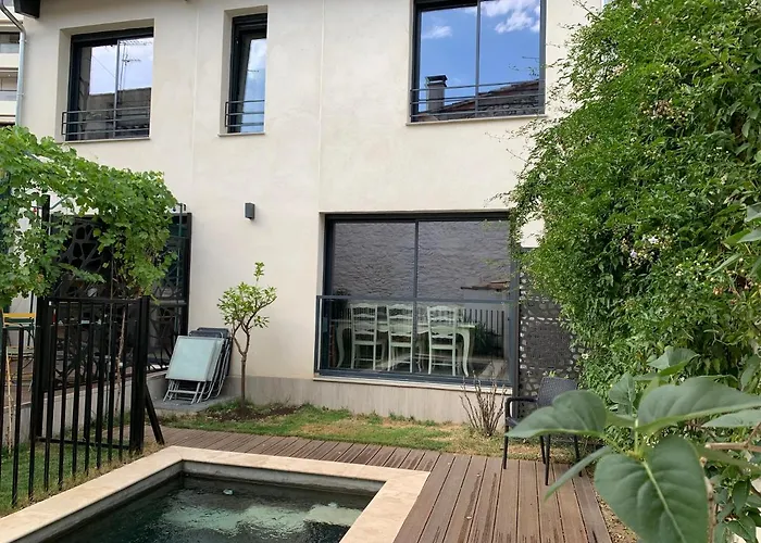 Agreable Maison De Clim/piscine/jardin 빌라 님